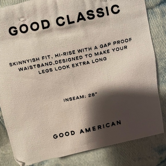 Brand new Good American Good Classic Jeans - Picture 2 of 5